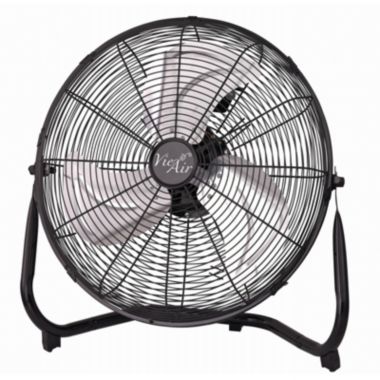 Vie Air 14 Inch Industrial High Velocity Heavy Duty Metal Floor Fan with 3 Speed Settings. View a larger version of this product image.