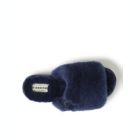 Alternate image 3 for Fireside by Dearfoams Women's Cairns Genuine Shearling Slide with Metallic Trim
