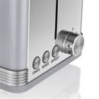 Alternate image 2 for Swan 2 Slice Retro Toaster Grey