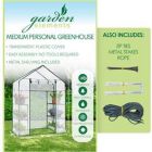 Alternate image 1 for Garden Elements Personal Plastic Indoor/Outdoor Standing Greenhouse For Seed Starting and Propagation, Frost Protection (Clear, Medium, 56in x 29in x 77in)
