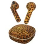Alternate image 0 for Link Xtreme Rubberized Wireless Earbuds with Charging Case Touch Control Bluetooth 5.0 TWS 40 Hours Standby - Leopard