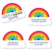 Big Dot of Happiness Drink If Game - Love is Love - LGBTQIA+ Pride - Rainbow Party Game - 24 Count