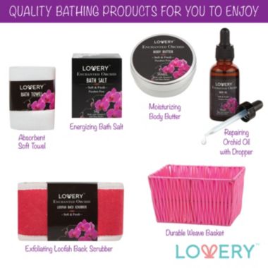 Lovery Gift Baskets for Women - Spa Gift Set - Enchanted Orchid Scent. View a larger version of this product image.