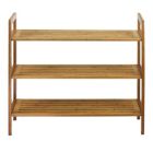 Alternate image 0 for Oceanstar Design Group Oceanstar 3-Tier Bamboo Shoe Rack, Natural
