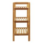 Alternate image 1 for Oceanstar Design Group Oceanstar 3-Tier Bamboo Shoe Rack, Natural