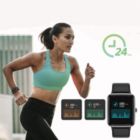 Alternate image 1 for Letsfit Smartwatch Fitness Tracker with Heart Rate Monitor Activity Tracker with 1.3 Inch Touch Screen for iPhone and Android - ID205L -  Black