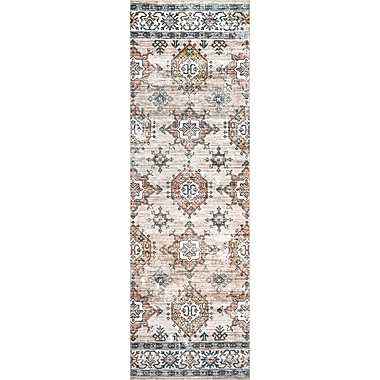 nuLOOM Finley Machine Washable Vintage Distressed Area Rug. View a larger version of this product image.
