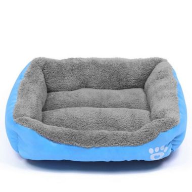 Smilegive Washable Pet Dog Cat Bed Puppy Cushion House Pet Soft Warm Kennel Dog Mat Blanket (Blue-2XL). View a larger version of this product image.