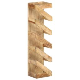 vidaXL Wine Rack for 5 Bottles Solid Mango Wood