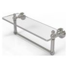 Alternate image 0 for Allied Brass Waverly Place 16 Inch Glass Vanity Shelf with Integrated Towel Bar
