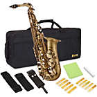 Alternate image 0 for LyxJam Alto Saxophone, E Flat Brass Alto Sax Beginners Kit, Antique Bronze