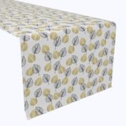 Fabric Textile Products, Inc. Table Runner, 100% Polyester, 12x72", Golden Leaves