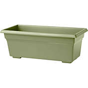 Novelty Countryside Flower Box, 24-Inch, Sage