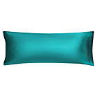 Alternate image 0 for PiccoCasa Body Pillow Cover Super Soft Silky Satin Solid Pillow Protector, 20"x54" Body Pillowcase Beauty for Hair Face Skin, Teal