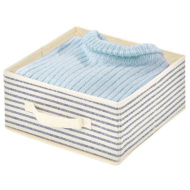 mDesign Fabric Modular Closet Organizer Box for Cube Units, 4 Pack. View a larger version of this product image.
