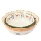 Alternate image 1 for Laurie Gates Tierra 2 Piece Scalloped Stoneware Serving Bowl Set