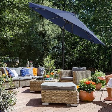 BreeBe 9ft Solar Patio Umbrella. View a larger version of this product image.