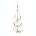 Alternate image 0 for Fox Run Gold Wire Hanging Basket