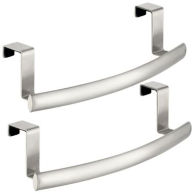 mDesign Metal Kitchen Storage Over Cabinet Towel Bar, 9.7" Wide, 2 Pack. View a larger version of this product image.