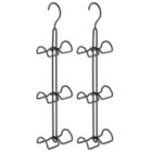 Alternate image 0 for mDesign Metal Wire Over Closet Rod Hanging Handbag Organizer, 2 Pack