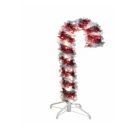 Alternate image 0 for Kurt Adler 3-Foot Pre-Lit Red and White LED Tinsel Candy Cane
