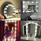 Alternate image 0 for Glam Hobby Make Up Mirror Lights 10 LED Kit Bulbs Vanity Light