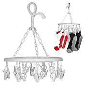 Evelots Laundry Drying Hanger With 16 Clips