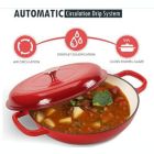 Alternate image 2 for Cookwin Cast Iron Casserole Duty Casserole Skillet with , Porcelain Enameled