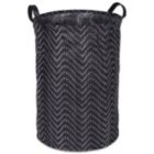 Alternate image 0 for DII PE-Coated Woven Paper Bin with Black Chevrons - 20 inches