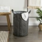 Alternate image 3 for DII PE-Coated Woven Paper Bin with Black Chevrons - 20 inches