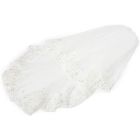 Alternate image 3 for Sparkle and Bash 2 Tier Veil for Bride, White Lace Bridal Wedding Veil (34 In)