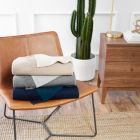Alternate image 1 for Standard Textile Home - Cashmere Reversible Tassel Throw, Beige/Crème