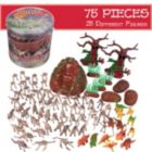 Alternate image 0 for SCS Direct Skeleton Dinosaur Toys Action Figures- 75 Pieces, 25 Unique Sculpts- Dinosaur Party Favors Playset- Full of Dino Fossil Figurines