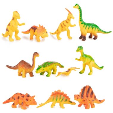 SCS Direct Skeleton Dinosaur Toys Action Figures- 75 Pieces, 25 Unique Sculpts- Dinosaur Party Favors Playset- Full of Dino Fossil Figurines. View a larger version of this product image.