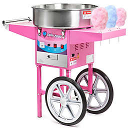 Olde Midway Commercial Quality Cotton Candy Machine Cart and Electric Candy Floss Maker - SPIN 2000