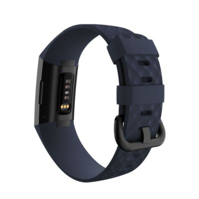 Fitbit Charge 2 BAND SILICONE Fitness Replacement Accessories Buckle LARGE Black 
