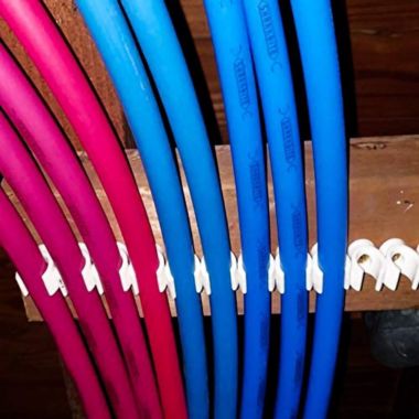 Noa Store 1 Inch PEX Pipe Support Hangers 130 Pieces   U-Hook PEX Holder PVC Water Pipe. View a larger version of this product image.