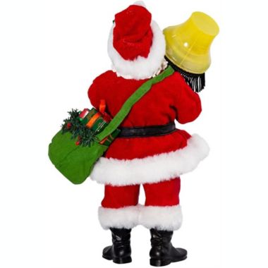 Fabriche A Christmas Story Santa with Lighted Leg Lamp Figurine 10 Inch CS5154. View a larger version of this product image.