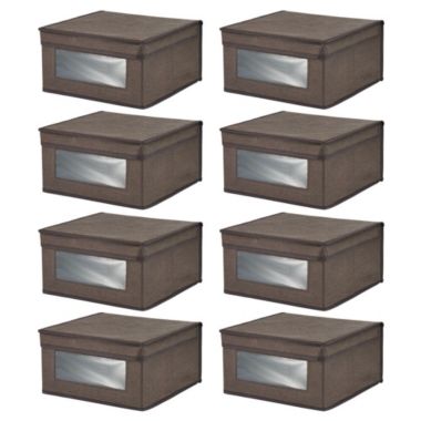 mDesign Fabric Closet Storage Organizer Box - Medium. View a larger version of this product image.