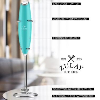 Zulay Kitchen Handheld Milk Frother. View a larger version of this product image.