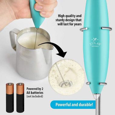 Zulay Kitchen Handheld Milk Frother. View a larger version of this product image.