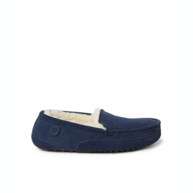 Fireside By Dearfoams Men's Melbourne Genuine Shearling Moccasin. View a larger version of this product image.