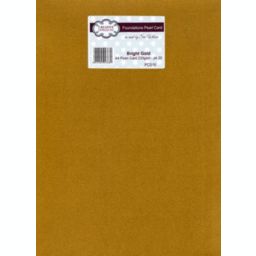 Creative Expressions Foundation A4 Pearl Cardstock 230gsm pk 20  Bright Gold