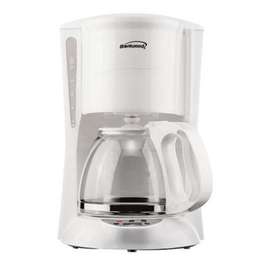 Brentwood 12-Cup Digital Coffee Maker in White. View a larger version of this product image.