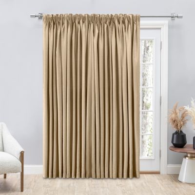 Ricardo Grasscloth 2/Way Pinch Pleated w/Back Tabs Patio Panel