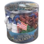 Alternate image 2 for SCS Direct Civil War Army Men Toy Soldier Action Figures - 100+ Pieces, 24 Unique Sculpts - Includes Soldiers, Horses, Cannons, Terrain and More