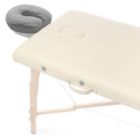 Alternate image 2 for Saloniture 4-Pack Premium Microfiber Face Cradle Covers - Ultra Soft Fitted Massage Table Cradle Cover