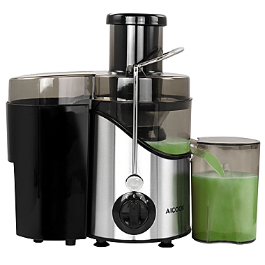 AICOOK Centrifugal Self Cleaning Juicer and Juice Extractor in Silver. View a larger version of this product image.