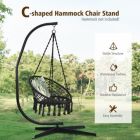 Alternate image 2 for Hivago Solid Steel C Hammock Frame Stand
