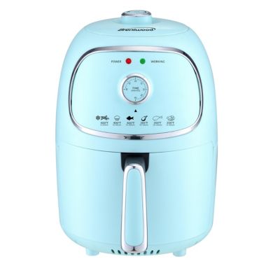 Brentwood AF-202BL 2 Quart Small Electric Air Fryer Blue with Timer and Temp Control. View a larger version of this product image.